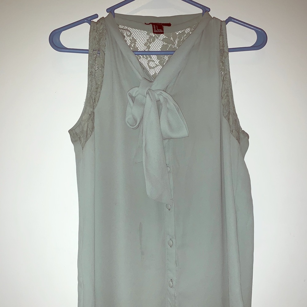 Pastel green blouse from forever 21